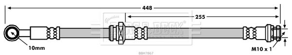 BORG & BECK Jarruletku BBH7867